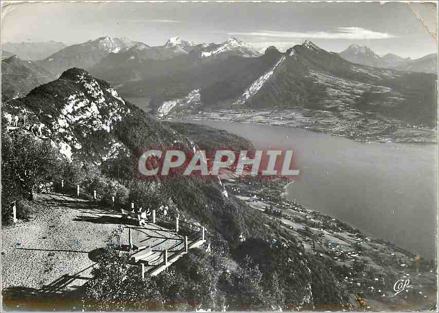 CPM Terrasse du Mont Veyrier Lac d'Annecy Massif des Bouges 