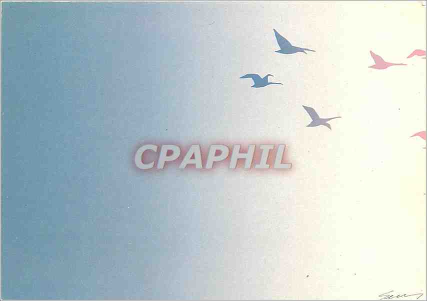 CPM Serigraphie de Sevy Les Oiseaux 