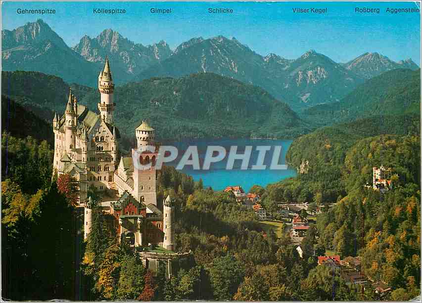 CPM Royal Castles Neuschwanstein and Hohenschwangau 