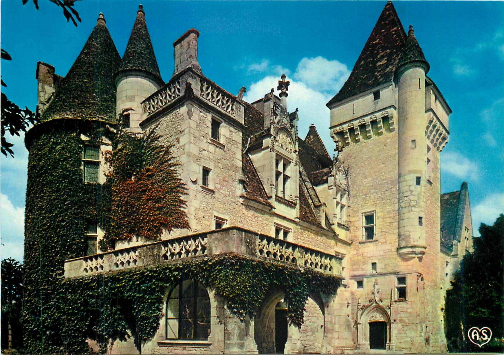 Die Schlösser der Dordogne — Les Milandes — Verlag A.S.