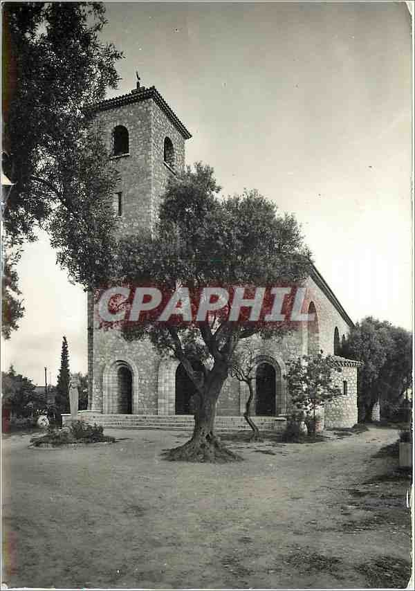 CPM Eglise Sainte Jeanne d'Arc Le Trianon Juan les Pins 