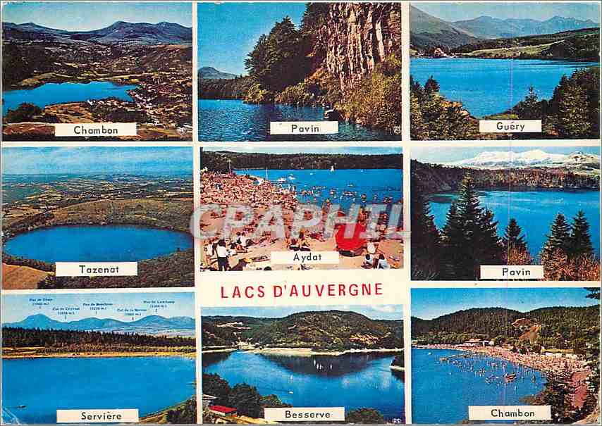 Lacs d'Auvergne — Paysages et baignades — Éditions de l'Irodou