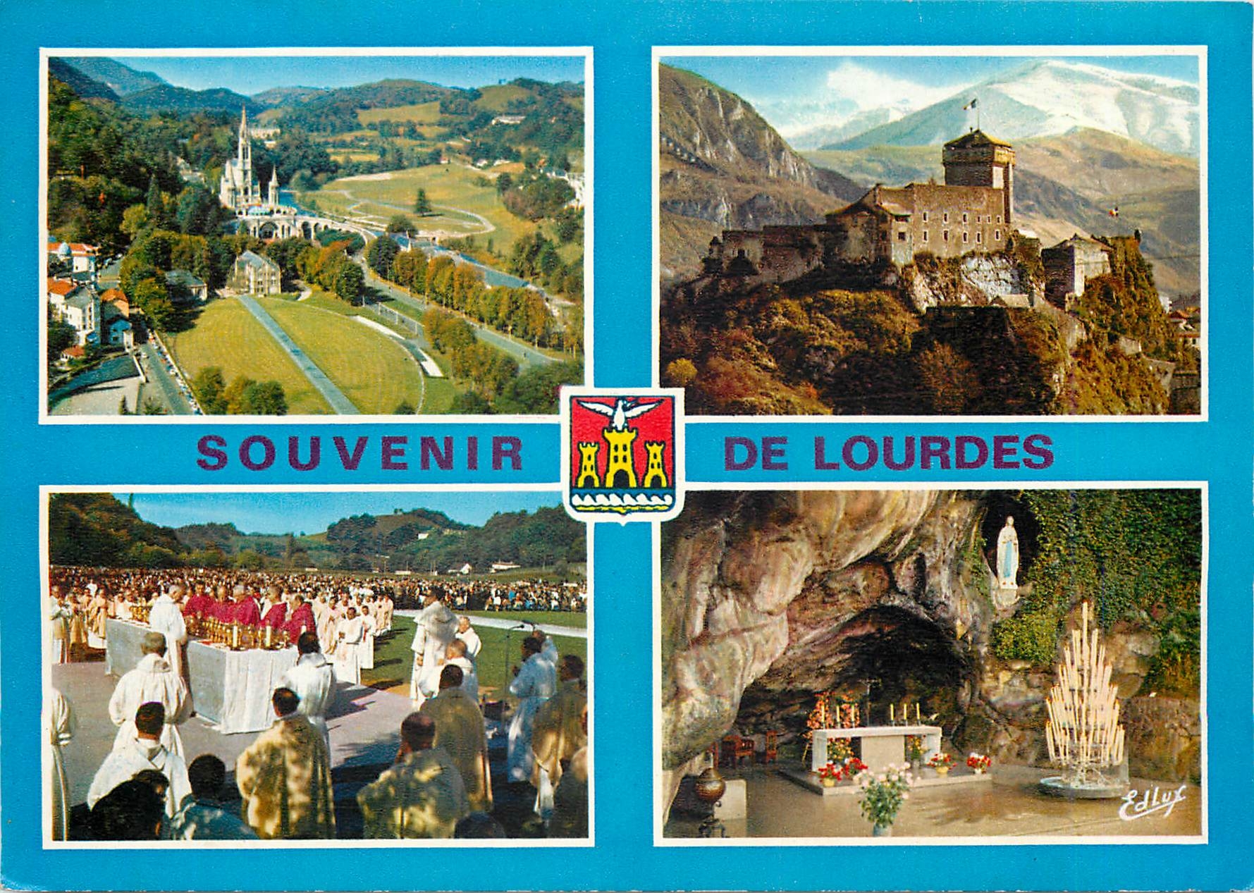 CPM Souvenir de Lourdes 