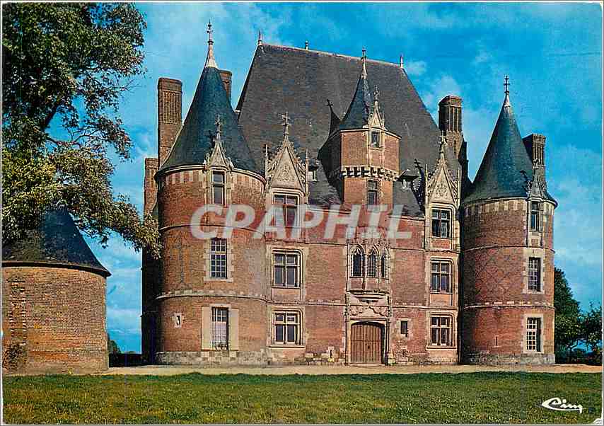 CPM Martainville Seine Mar Le chateau Visite autorisee 