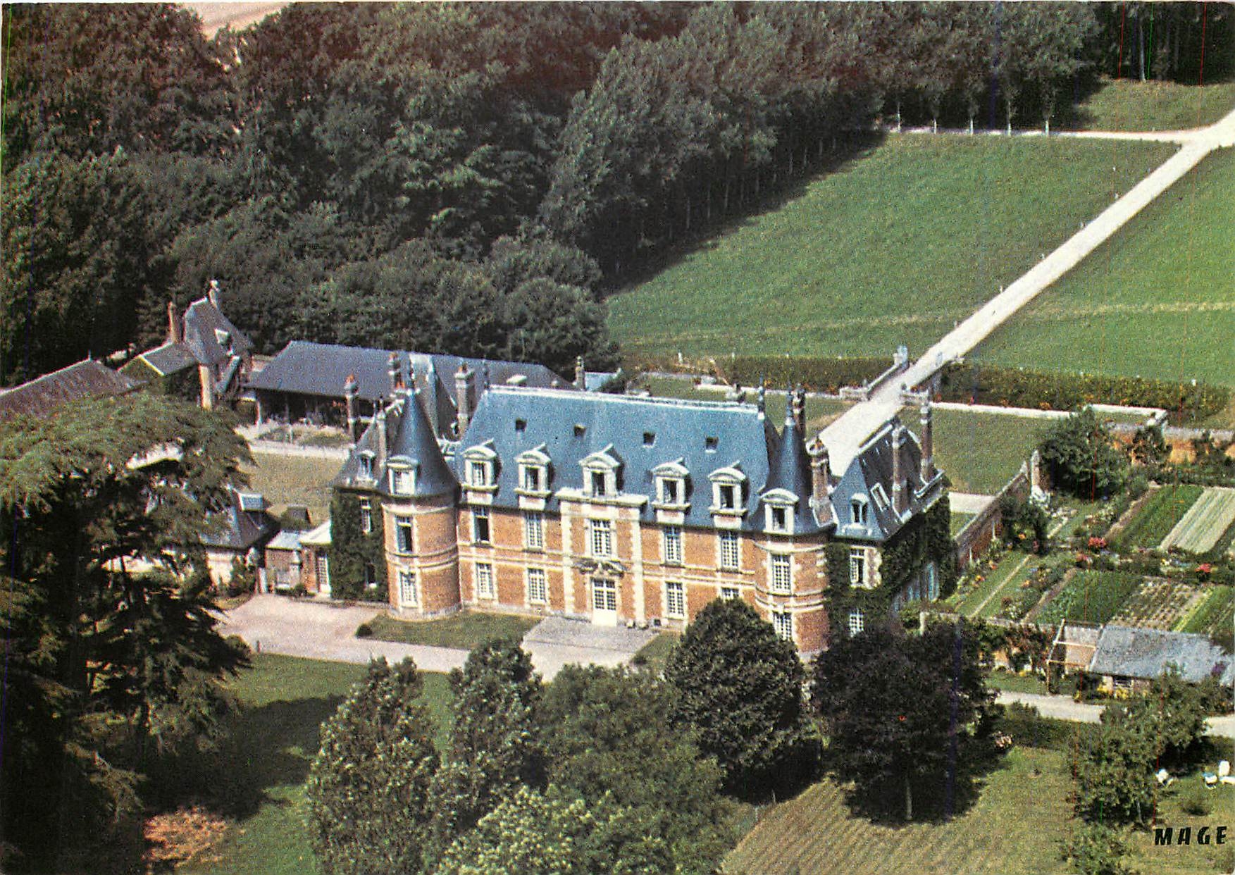 CPM Tourville sur Arques Seine Maritime Environs de Dieppe Chateau Miromesnil Vue generale 