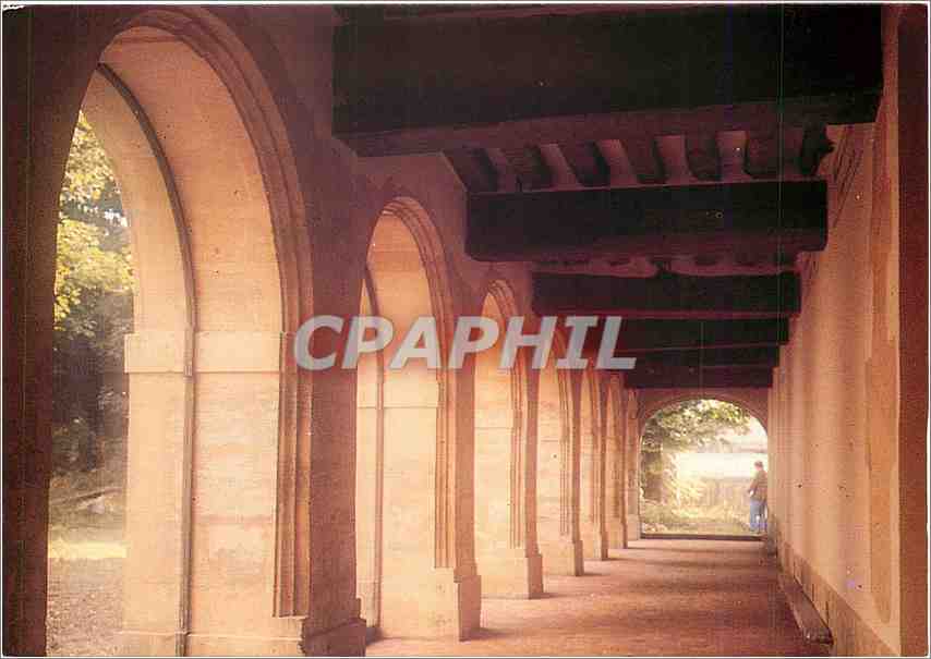 CPM Saint Denis Musee municipal d'Art et d'Histoire Vue du cloitre aile ouest de l'ancien monastere 