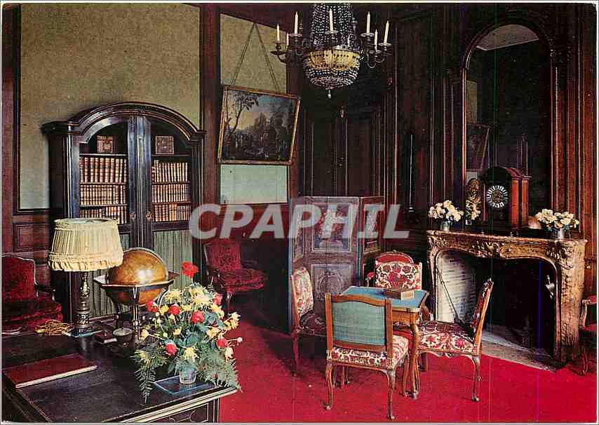 Intérieur d'un salon — Château de Bouges (XVIIe s.) — Éditions GAUD, Maincy