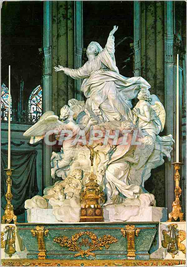 CPM Les Merveilles de Chartres Eure et Loir La Cathedrale Dans le choeur 