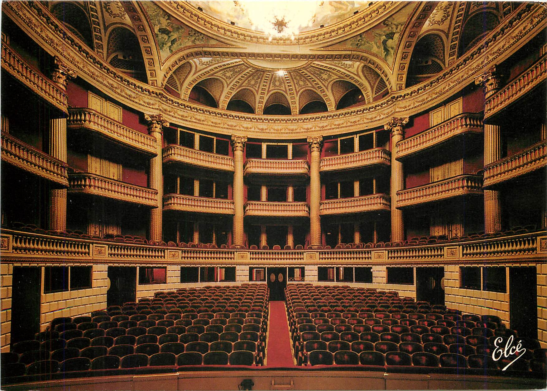 CPM Bordeaux Gironde La Salle du Grand Theatre 