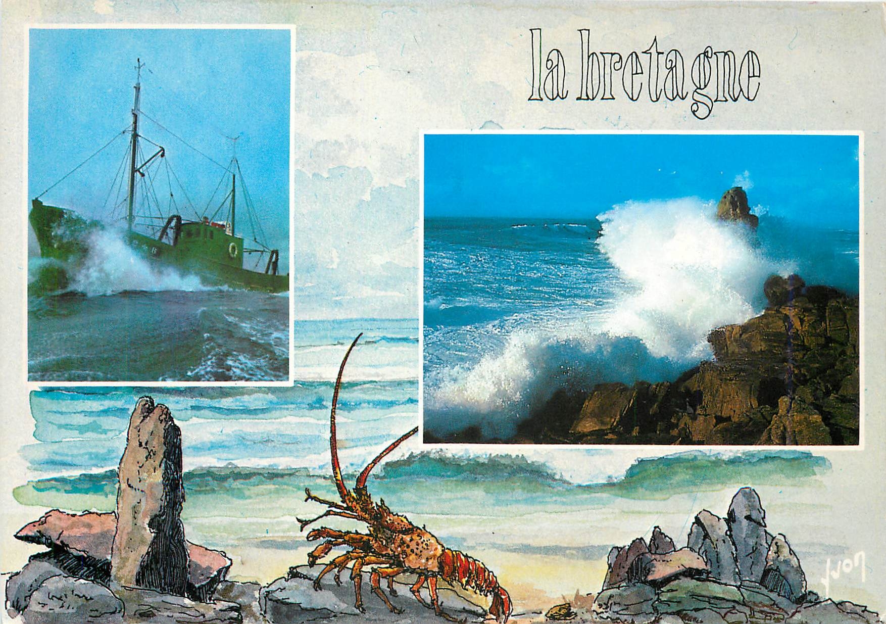 La Bretagne — Pays de la Mer, Pays de Pêche — Éditions d'art Yvon