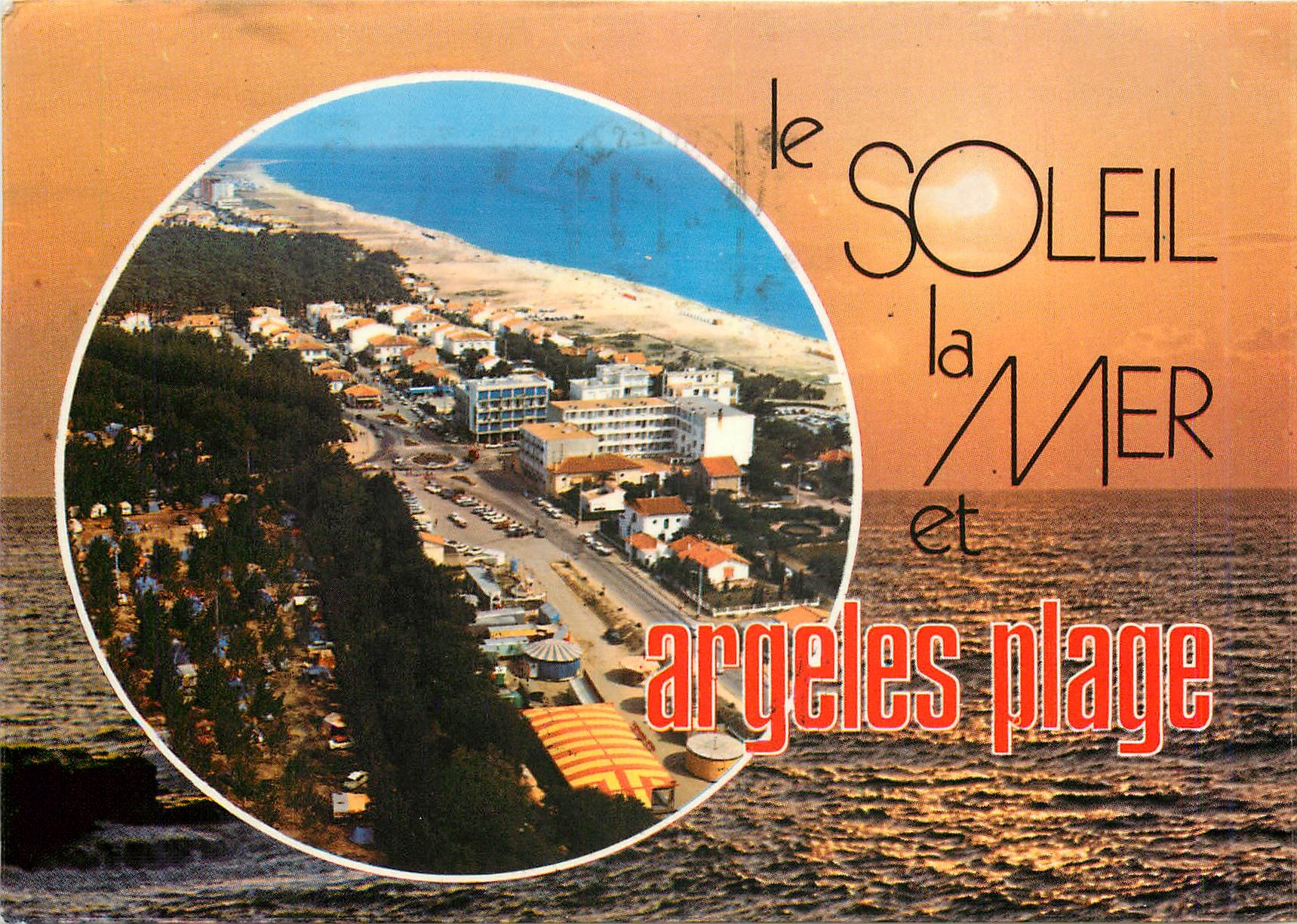 CPM Le Soleil la Mer et Argeles Plage 