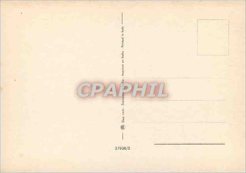 CPM Coucher de soleil — Verso