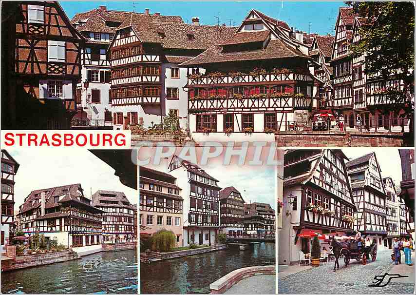 CPM Strasbourg Alsace Quartier de la Petite France 