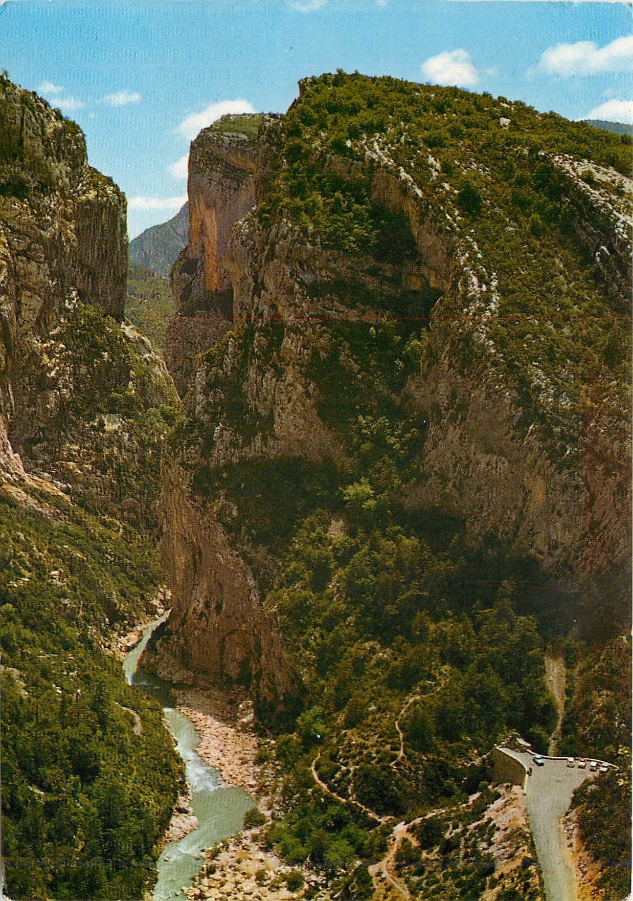 CPM Le Grand Canon du Verdon Le Point Sublime et le Couloir de Samson vus de la nouvele route du fon