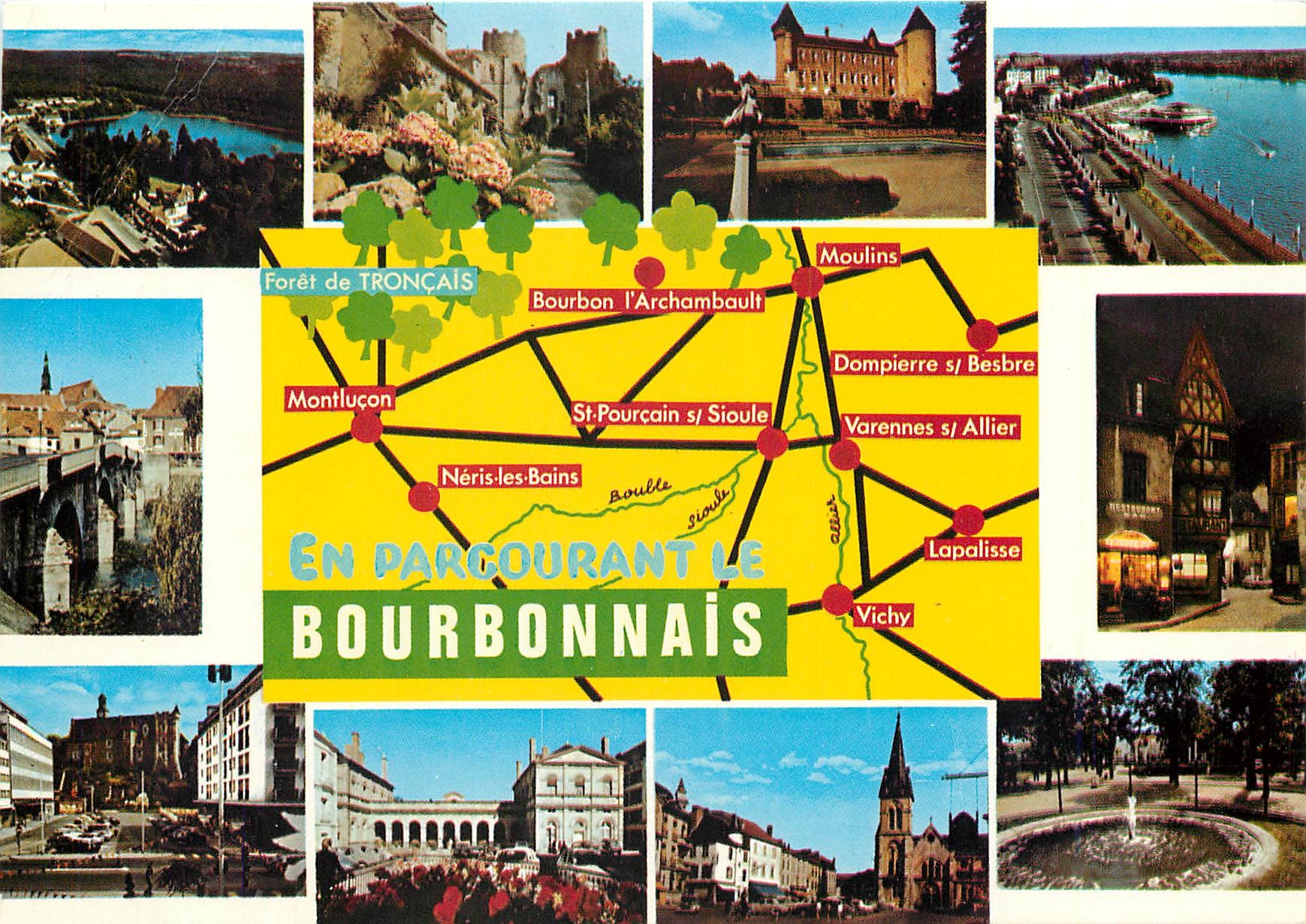 CPM En parcourant le Bourbonnais Saint Bonnet Troncais 