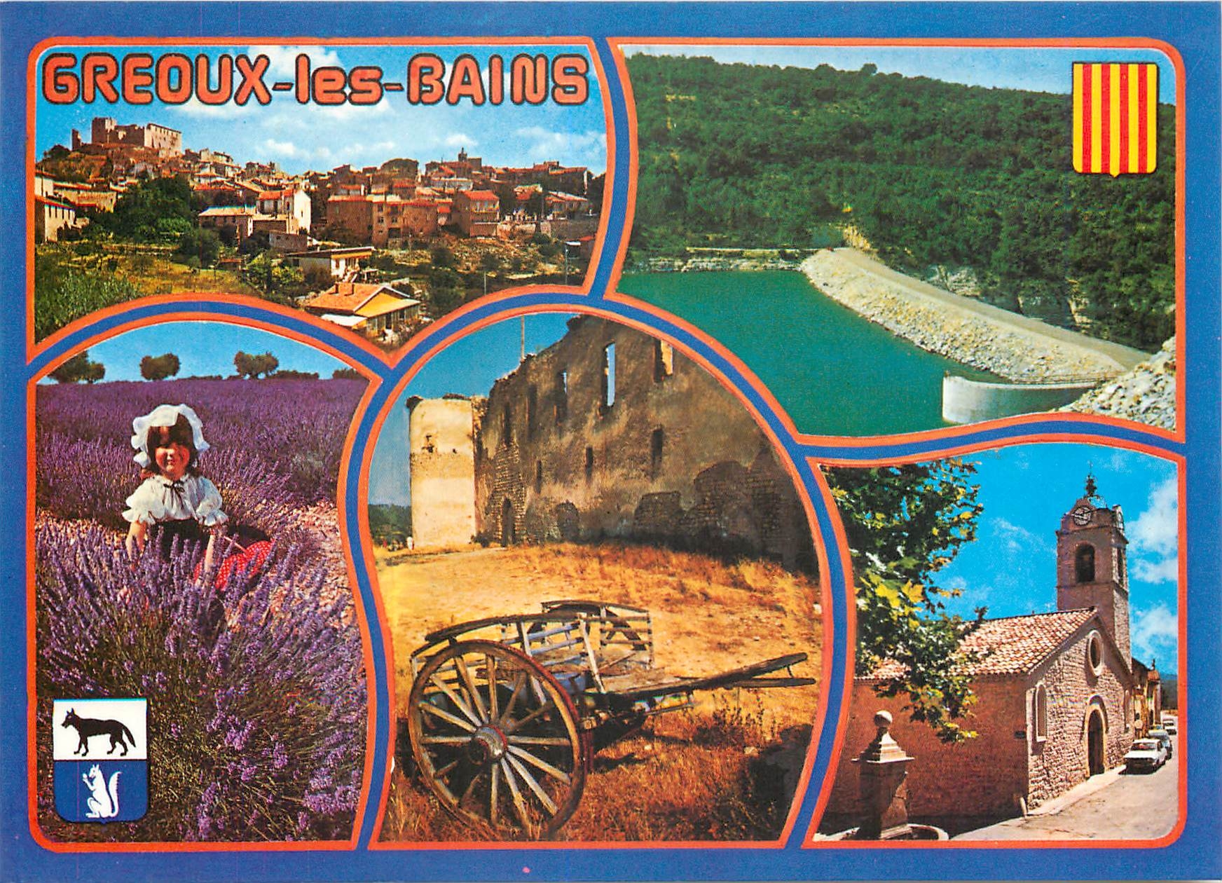 CPM Greoux les Bains Alpes de Haute Provence Station thermale climatique et touristique 