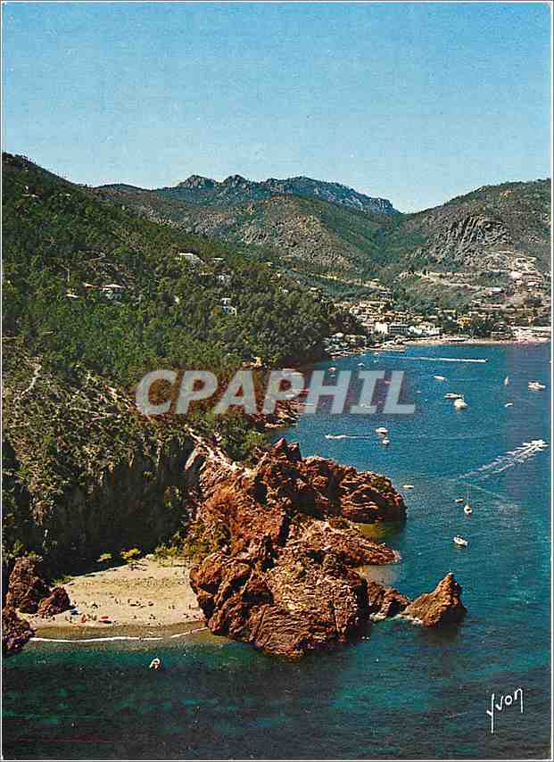CPM Theoule Alpes Maritimes Plage et Pointe de l'Aiguille 