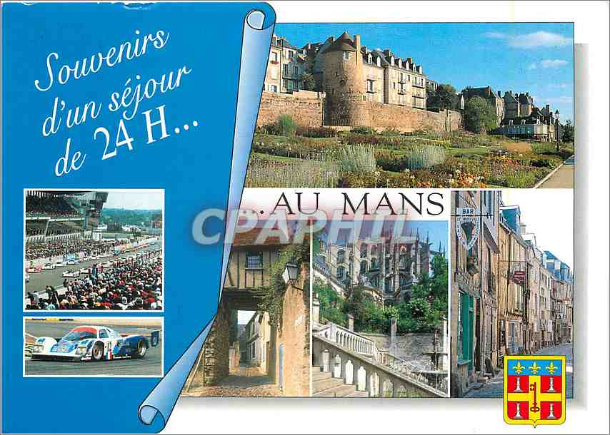 CPM Le Mans Sarthe Le circuit automobile Les remparts 
