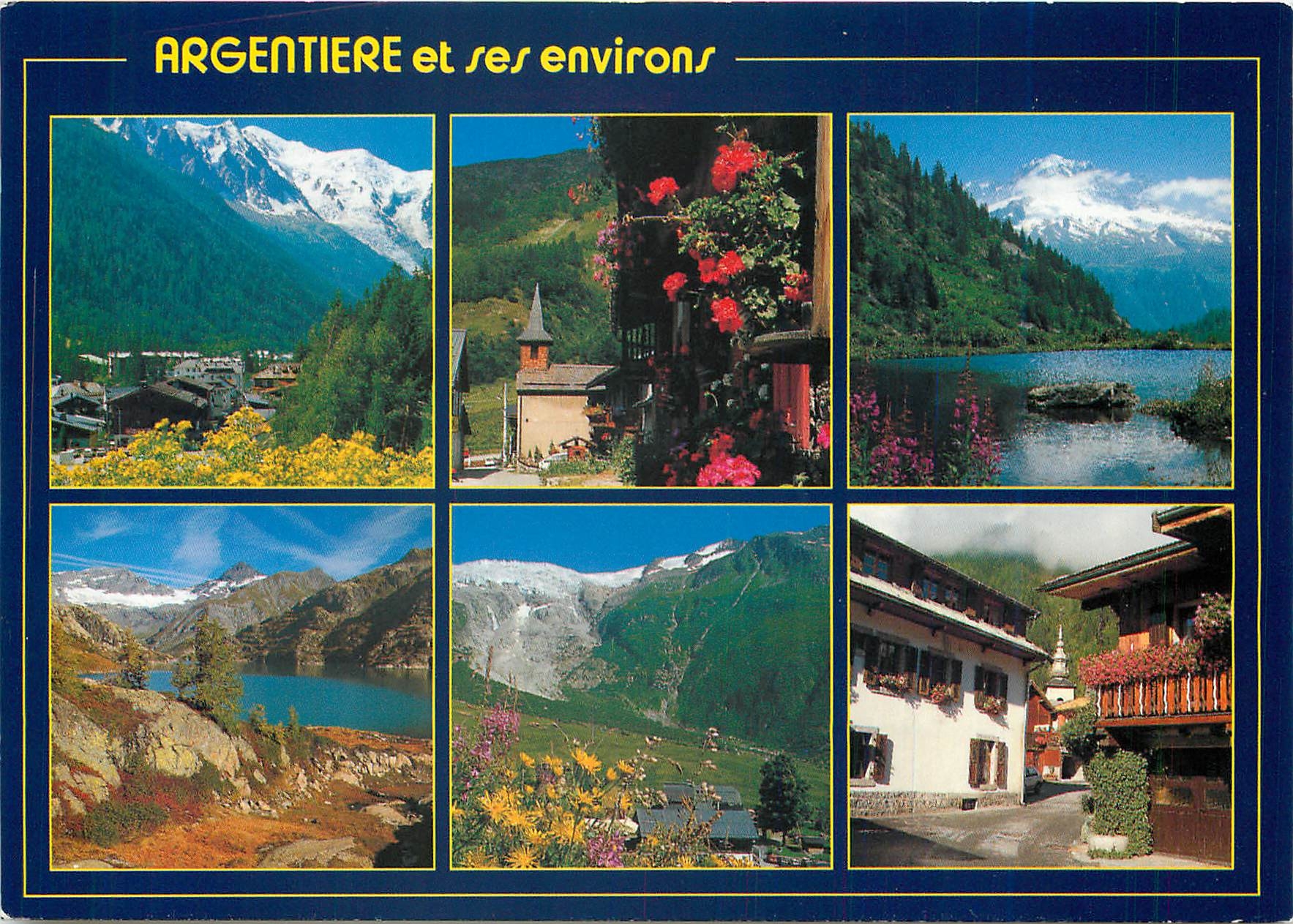 CPM Vallee de Chamonix Mont Blanc Argentiere Haute Savoie Vue generale 