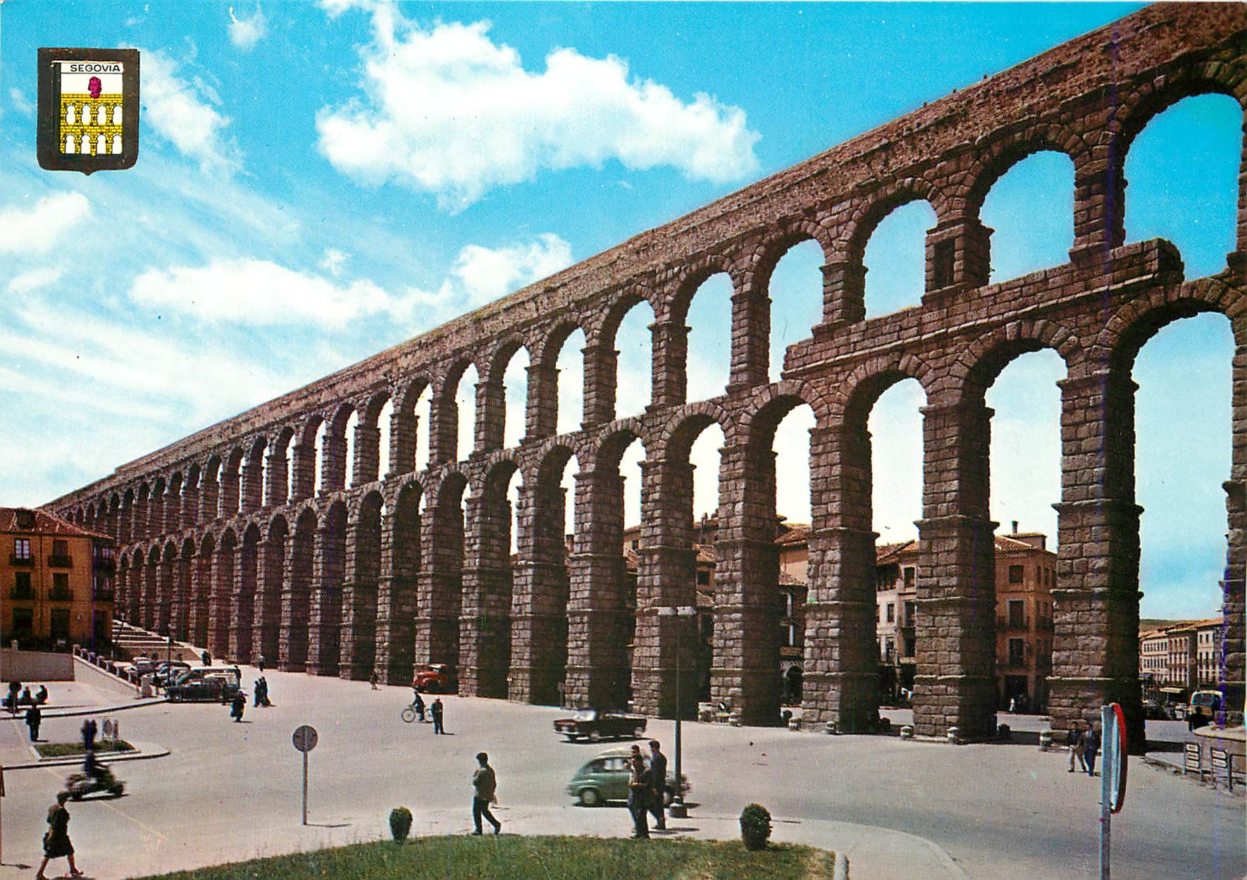 CPM Segovia Aqueduc des Place de l'Artillerie 