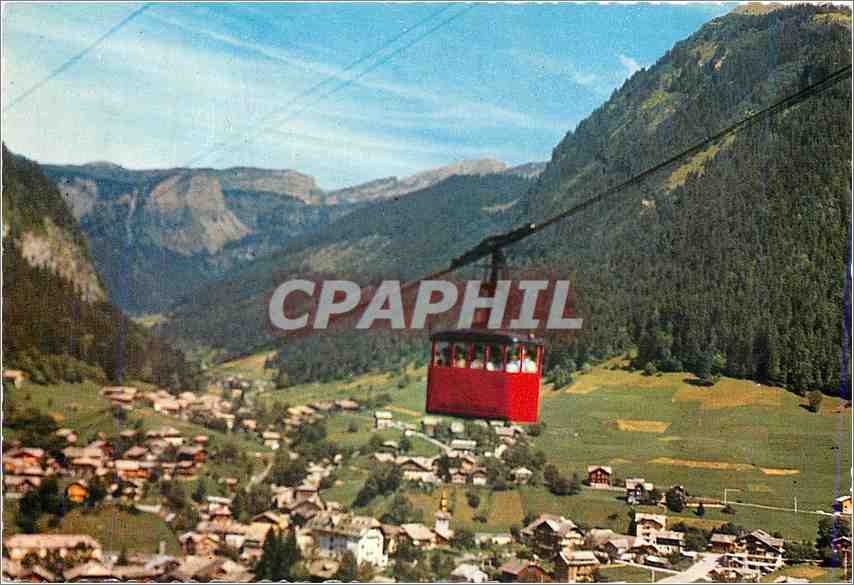 CPM Morzine Haute Savoie Telepherique du Pleney 