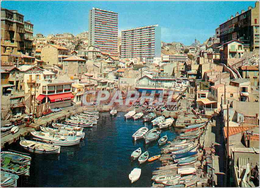 CPM Marseille Bouches du Rhone Le Vallon des Auffes 