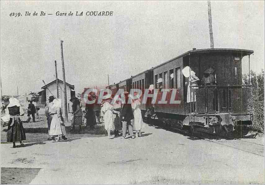 CPM Ile de Re Gare de La Couarde 