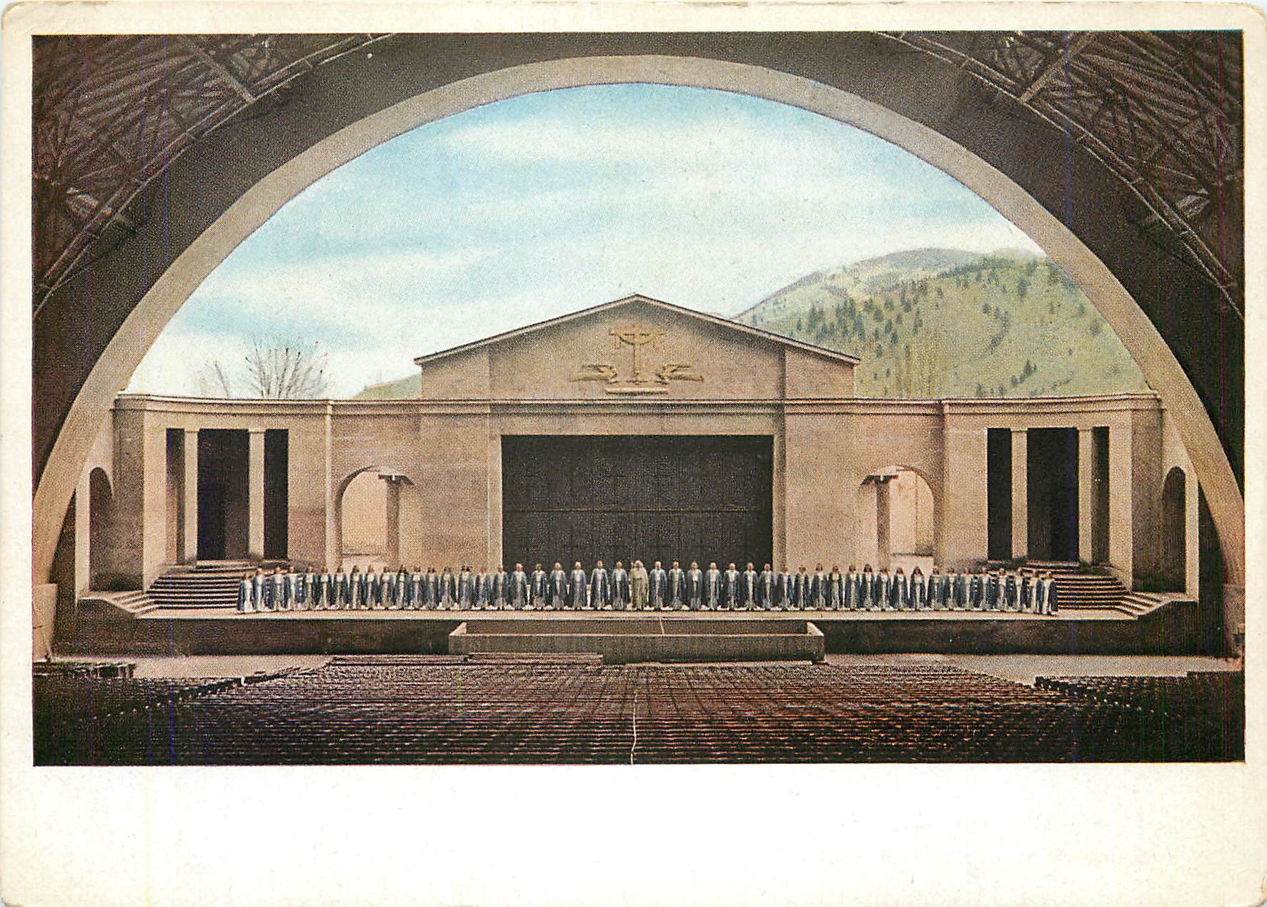CPM Offizielle Postkarte Passionsspiele 1950 Oberammergau 