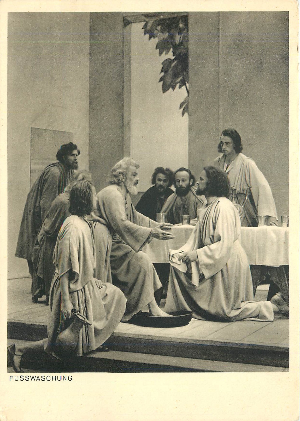 CPM Offizielle Postkarte Passionsspiele 1950 Oberammergau 