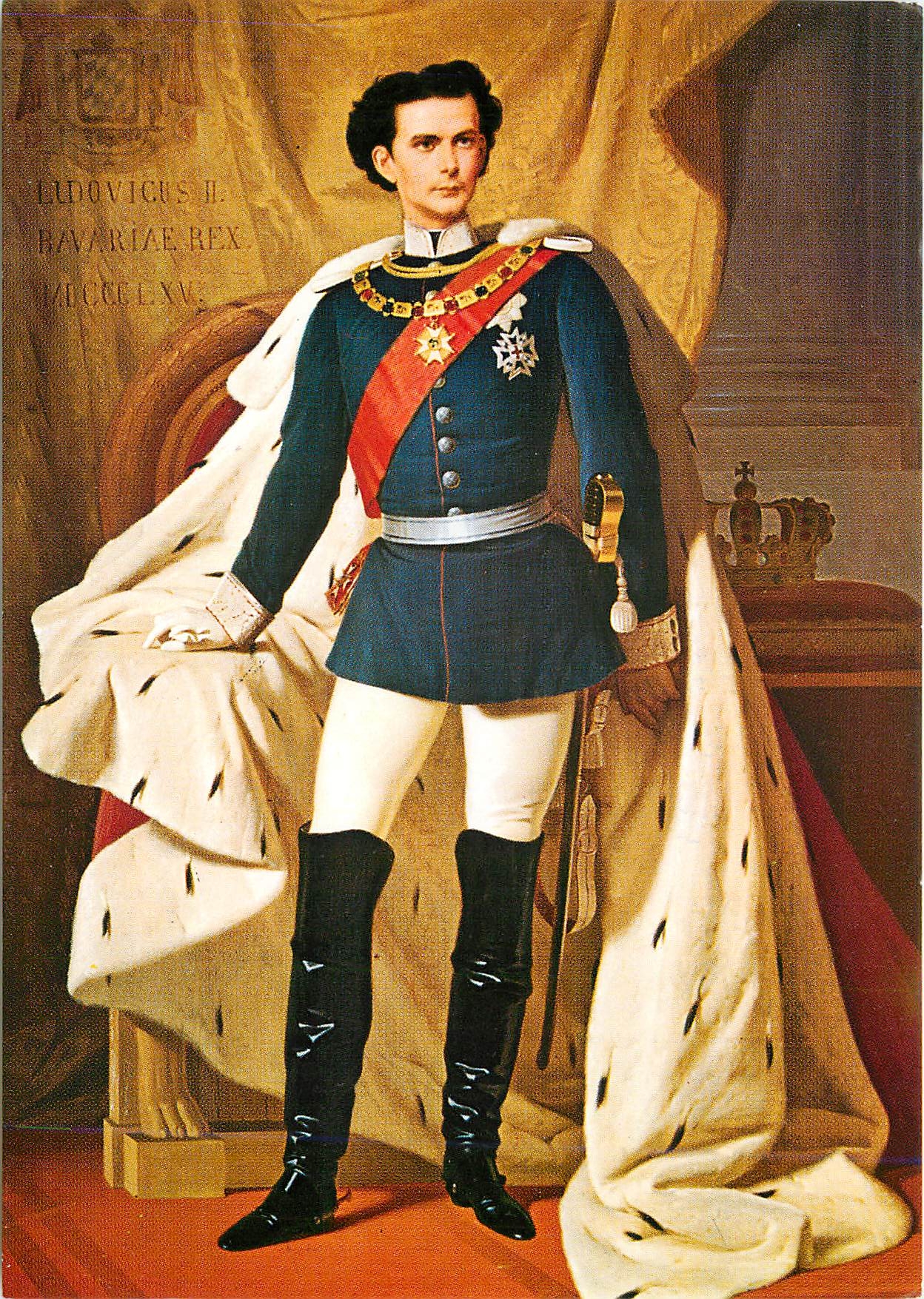 CPM King Ludwig II of Bavaria the builder of the castles Neuschwanstein Linderhof Herrenchiemsee 