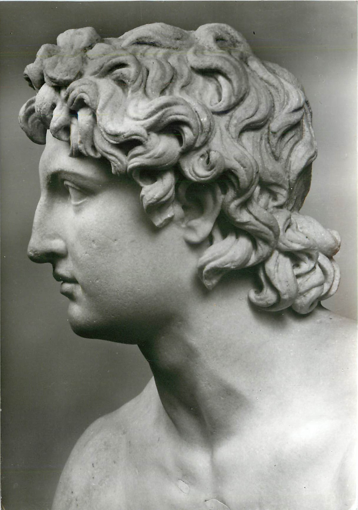 CPM Munchen Glyptothek Alecander Romische Kopie nach einem Werk des Euphranor 