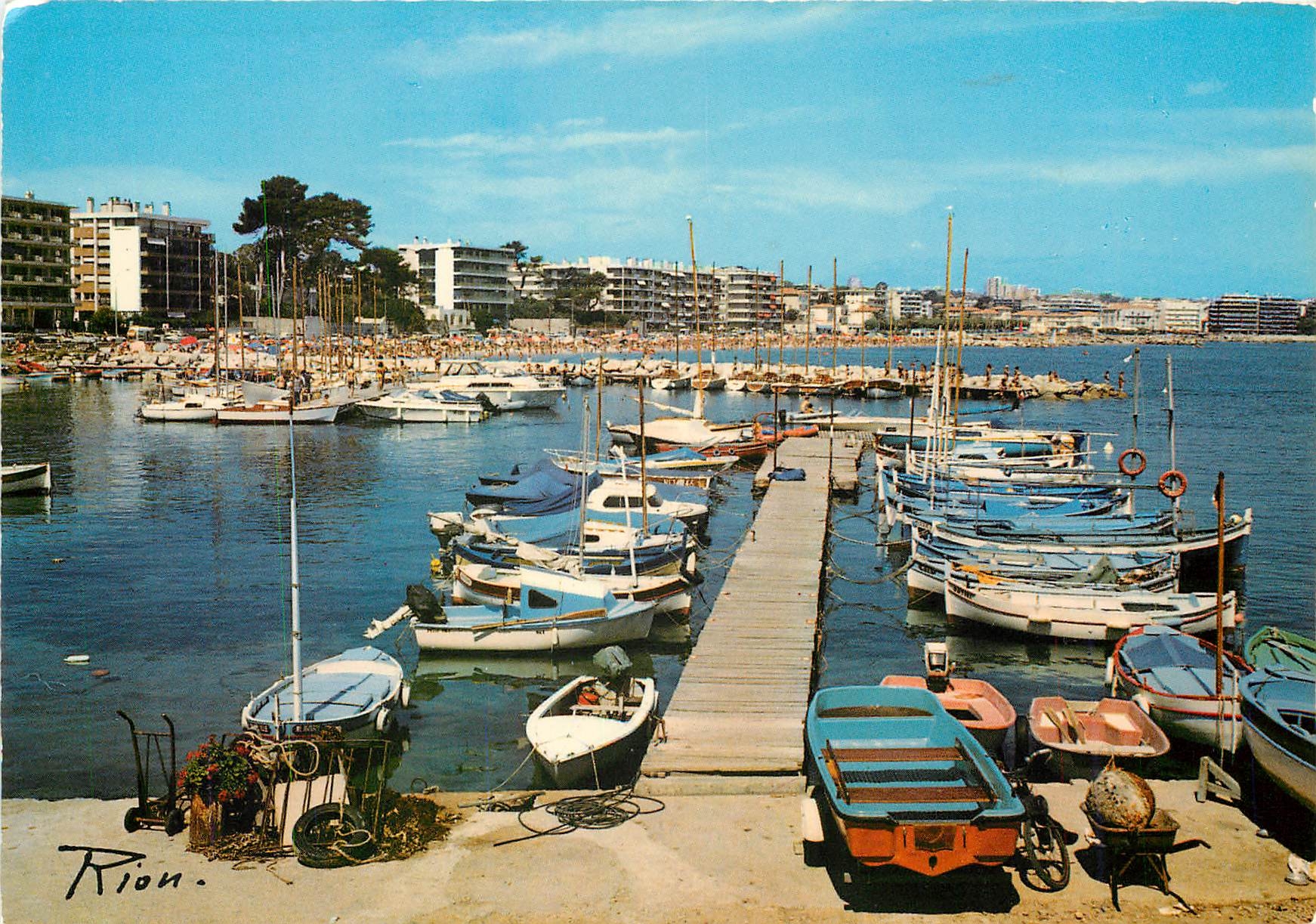 CPM Antibes Port de la Salis Bateaux