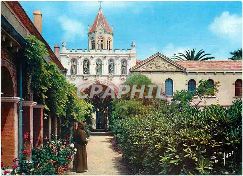 CPM Ile Saint Honorat Cannes AM Entree du Monastere L'Hotellerie 