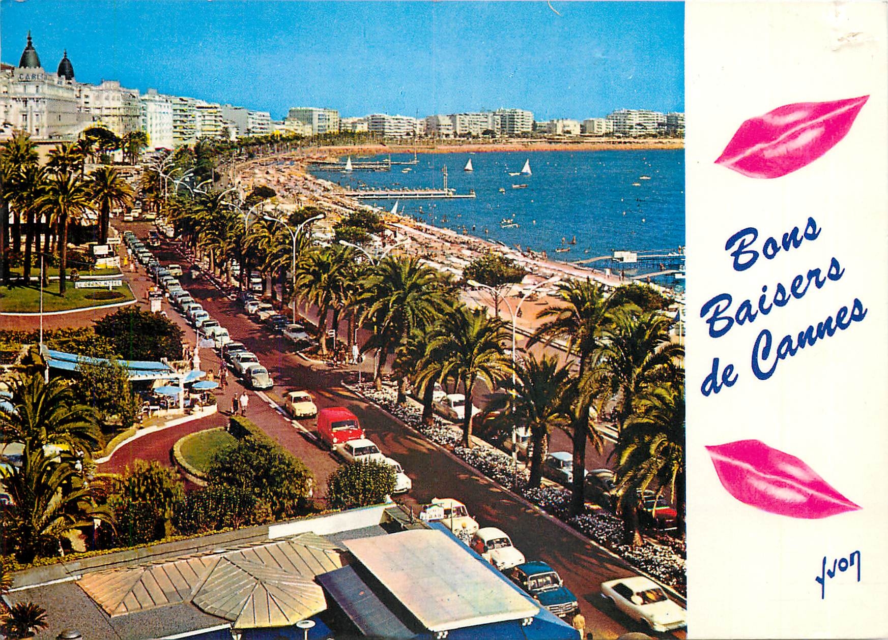 CPM La Cote d'Azur miracle de la nature Cannes Alpes Maritimes La Croisette 