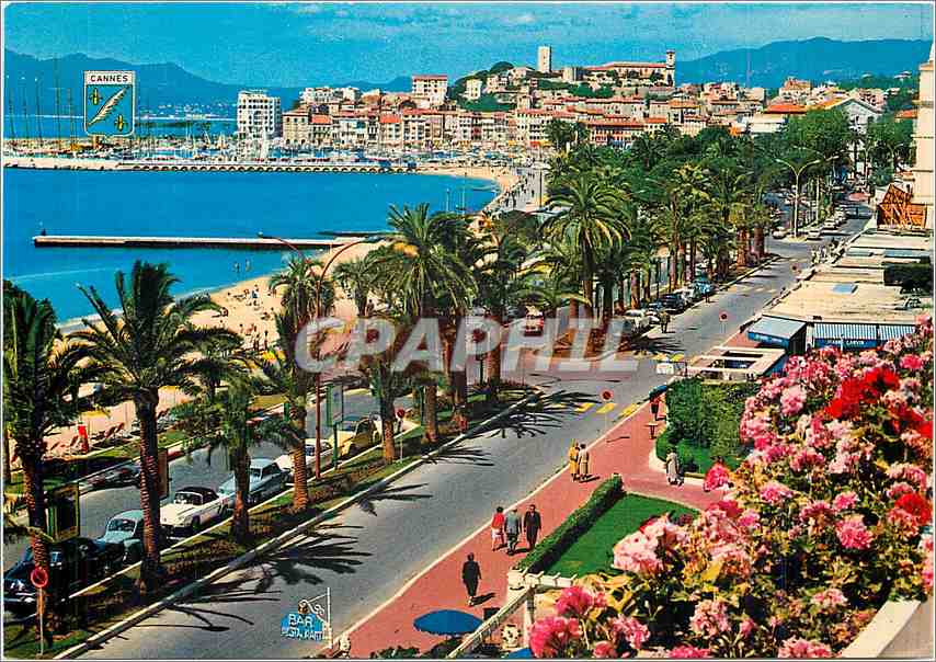 CPM Cannes Alpes Maritimes La Promenade de la Croisette 
