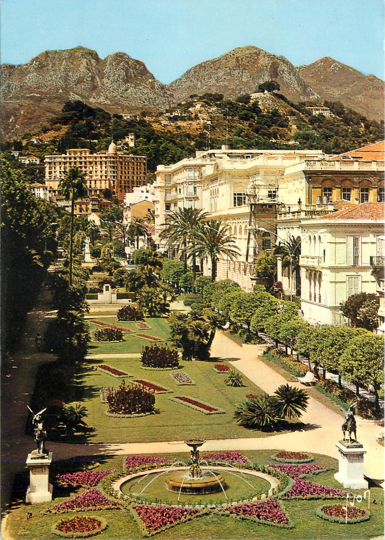 CPM La Cote d'Azur Menton Alpes Maritimes Le Jardin Bioves 