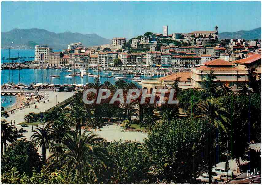 CPM Cannes Le Casino Municipal Le Quai Saint Pierre et le Suquet 