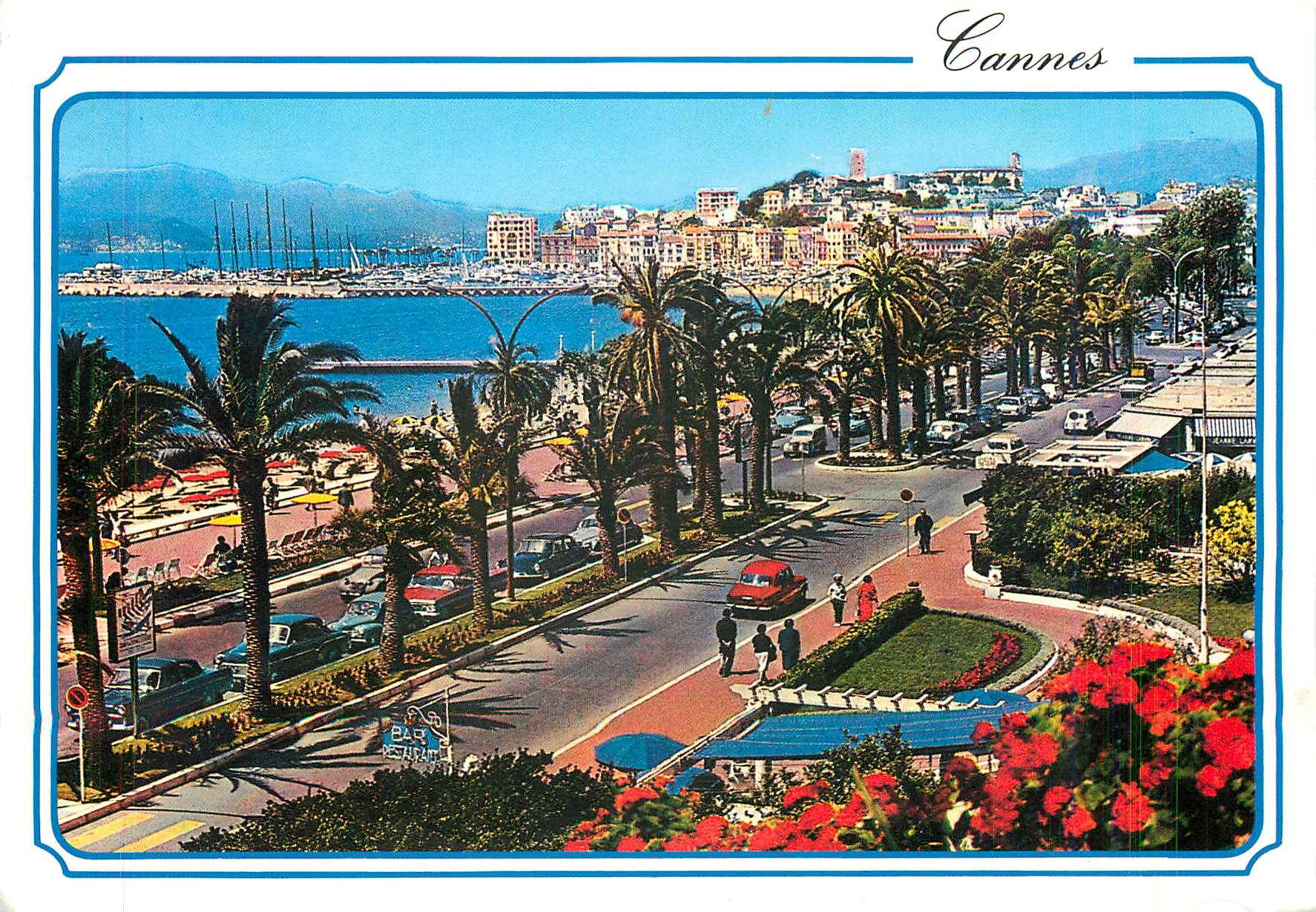 CPM La Cote d'Azur French Riviera Cannes Alpes Maritimes 
