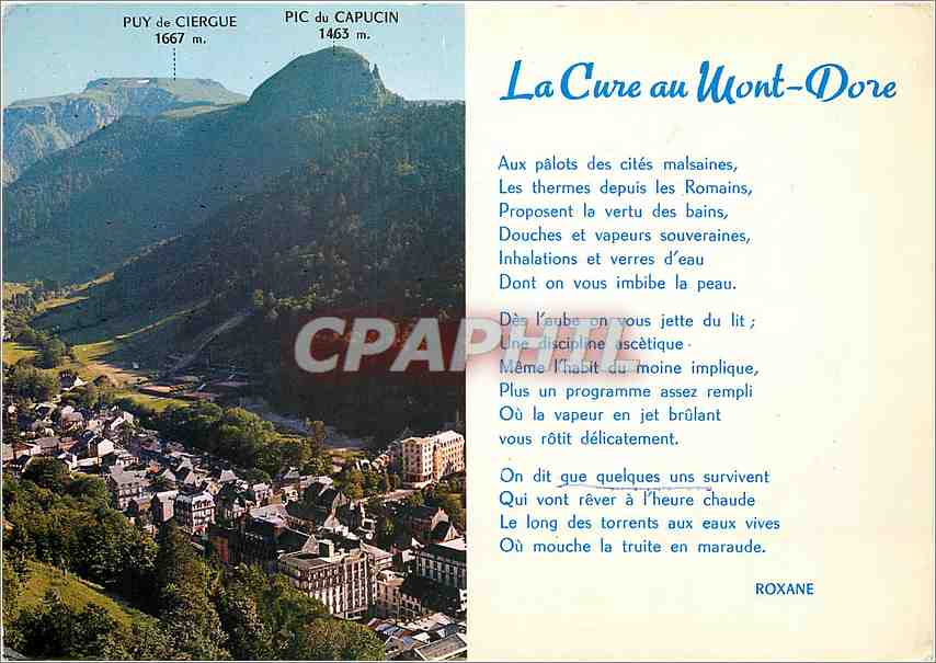 CPM Le Mont Dore Puy de Dome 