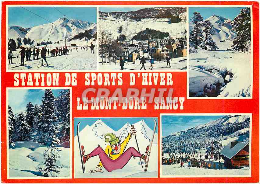 CPM Le Mont Dore Sancy Station de sports d'hiver Feerie d'hiver 