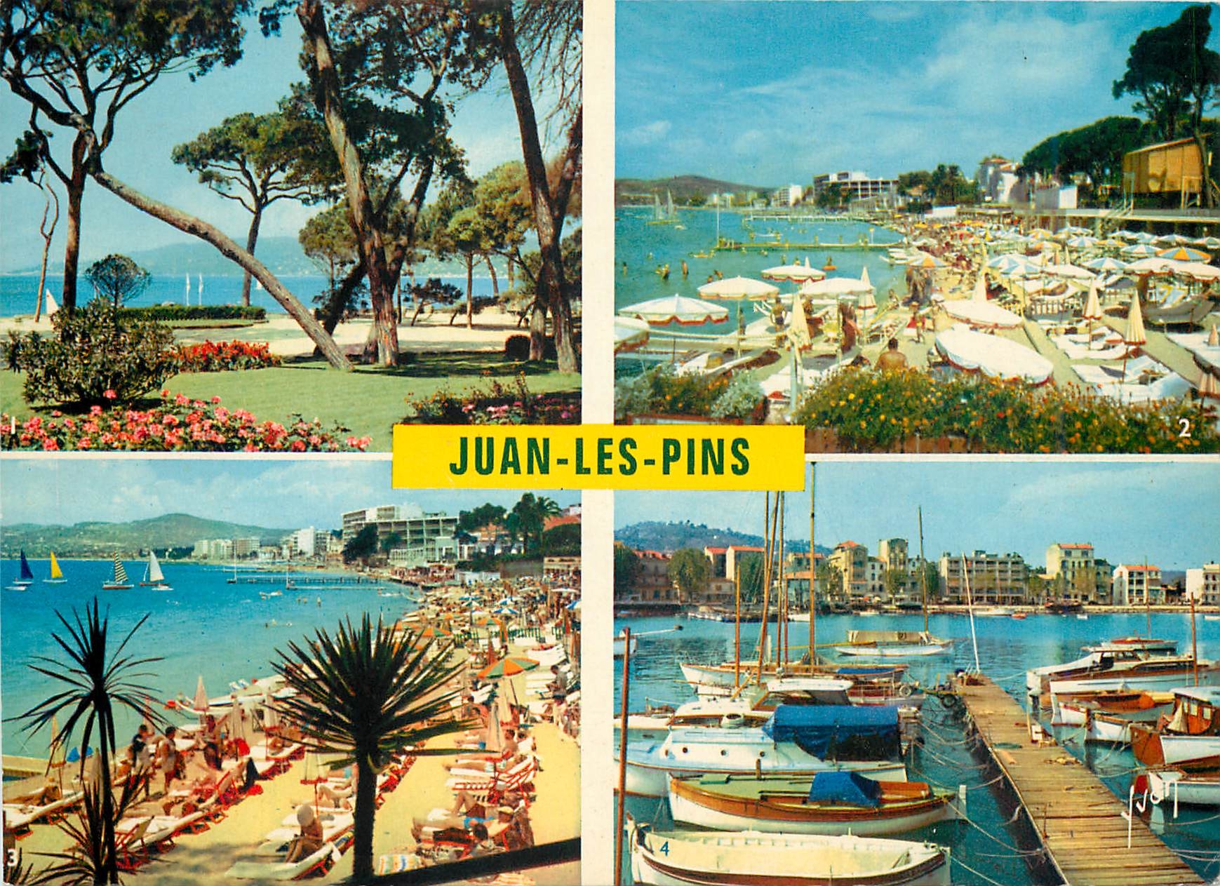 Juan-les-Pins — vue panoramique — Éditions Couleurs et Lumière de France, n° 4877*
