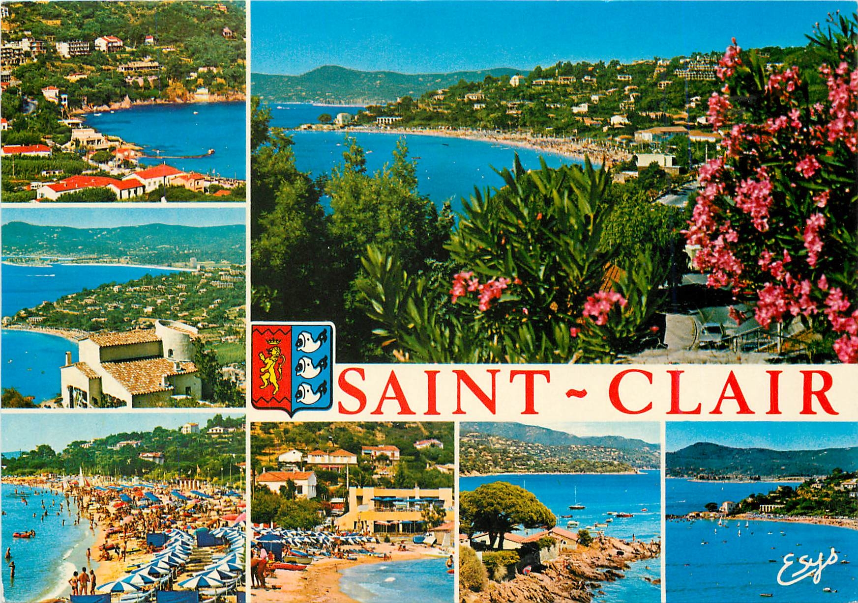 CPM La Cote d'Azur Varoise Commune du Lavandou Saint Clair Var La Plage 