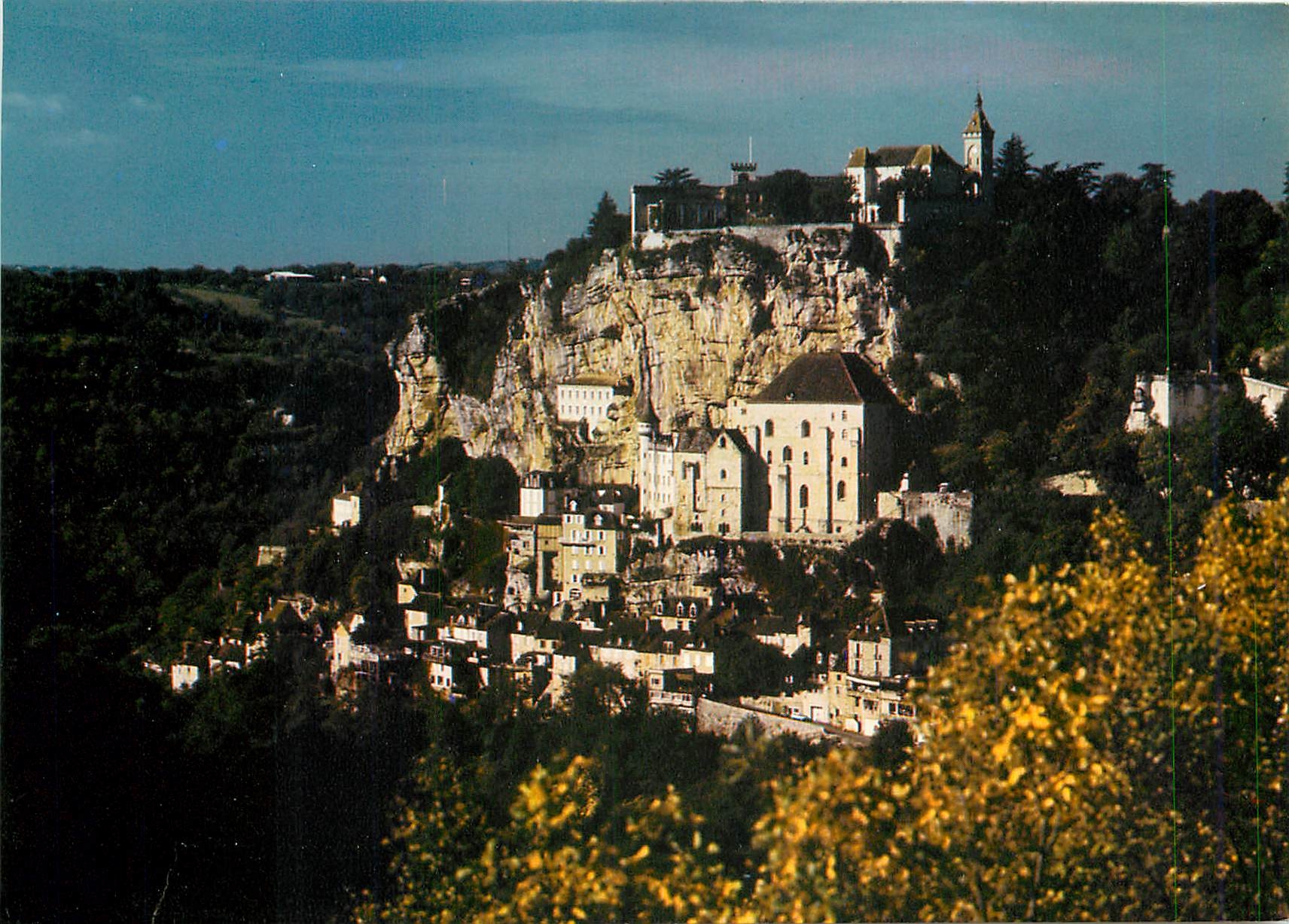 CPM Rocamadour Lot Ancienne ville forte celebre depuis le Moyen Age Vue generale 