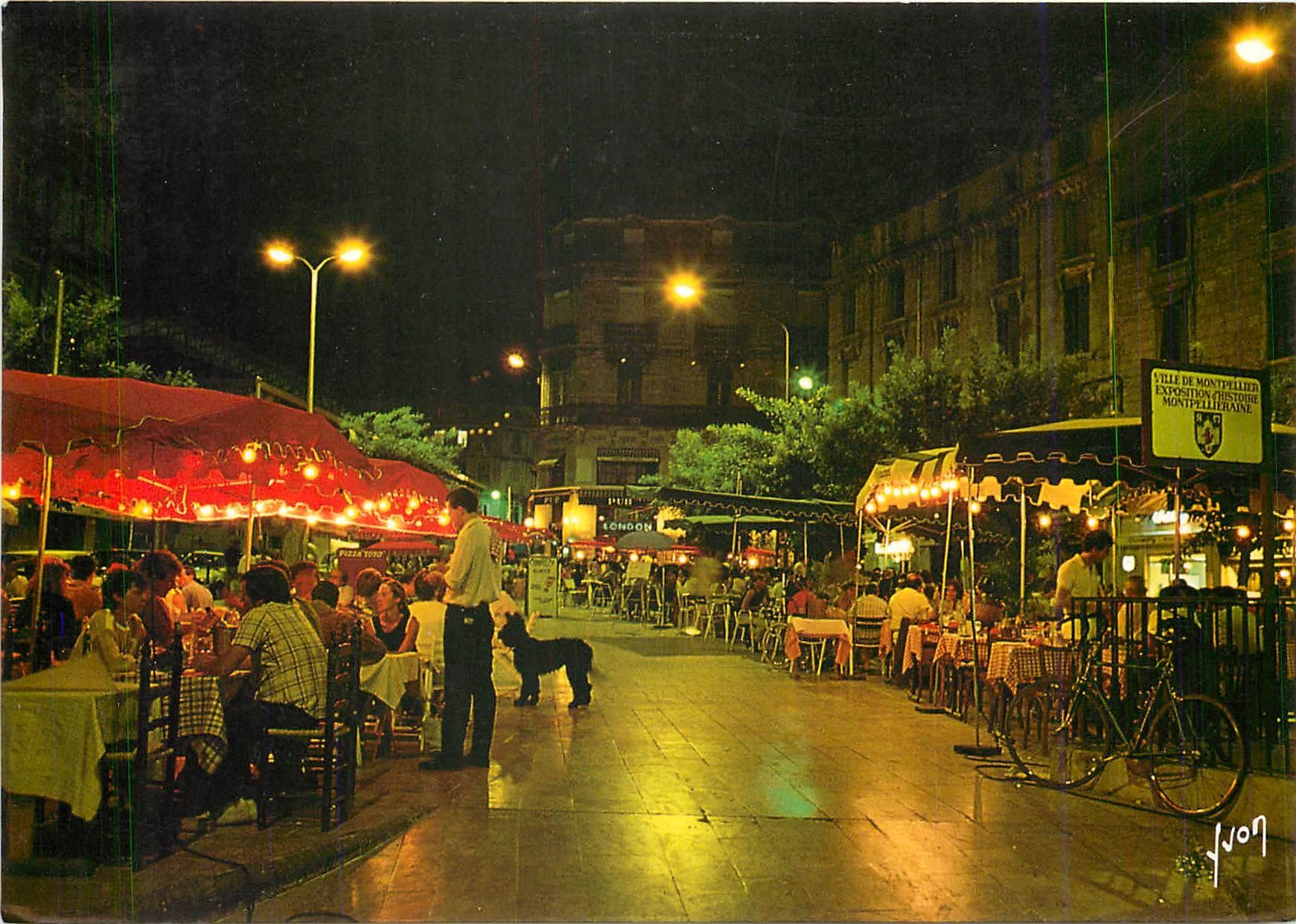 Place Jean-Jaurès à Montpellier — Exposition historique — Éditions d'art Yvon