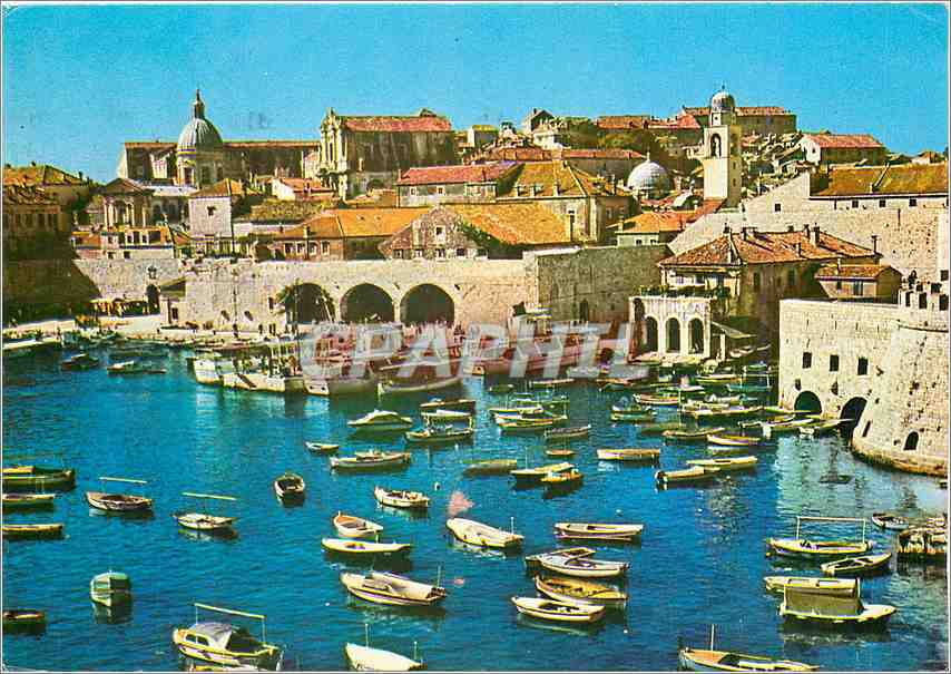 CPM Dubrovnik Le vieux port de la cite 