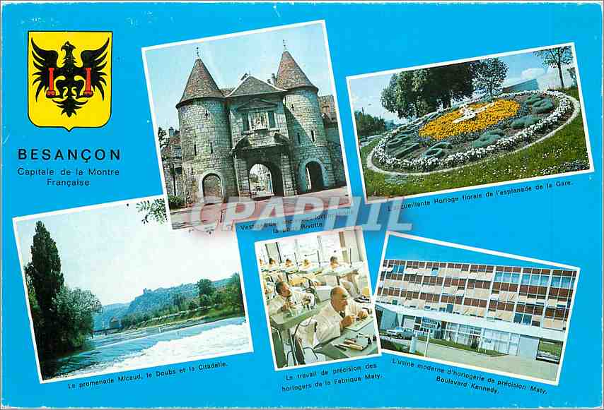 CPM Besancon Capitale de la Montre Francaise Horlogerie
