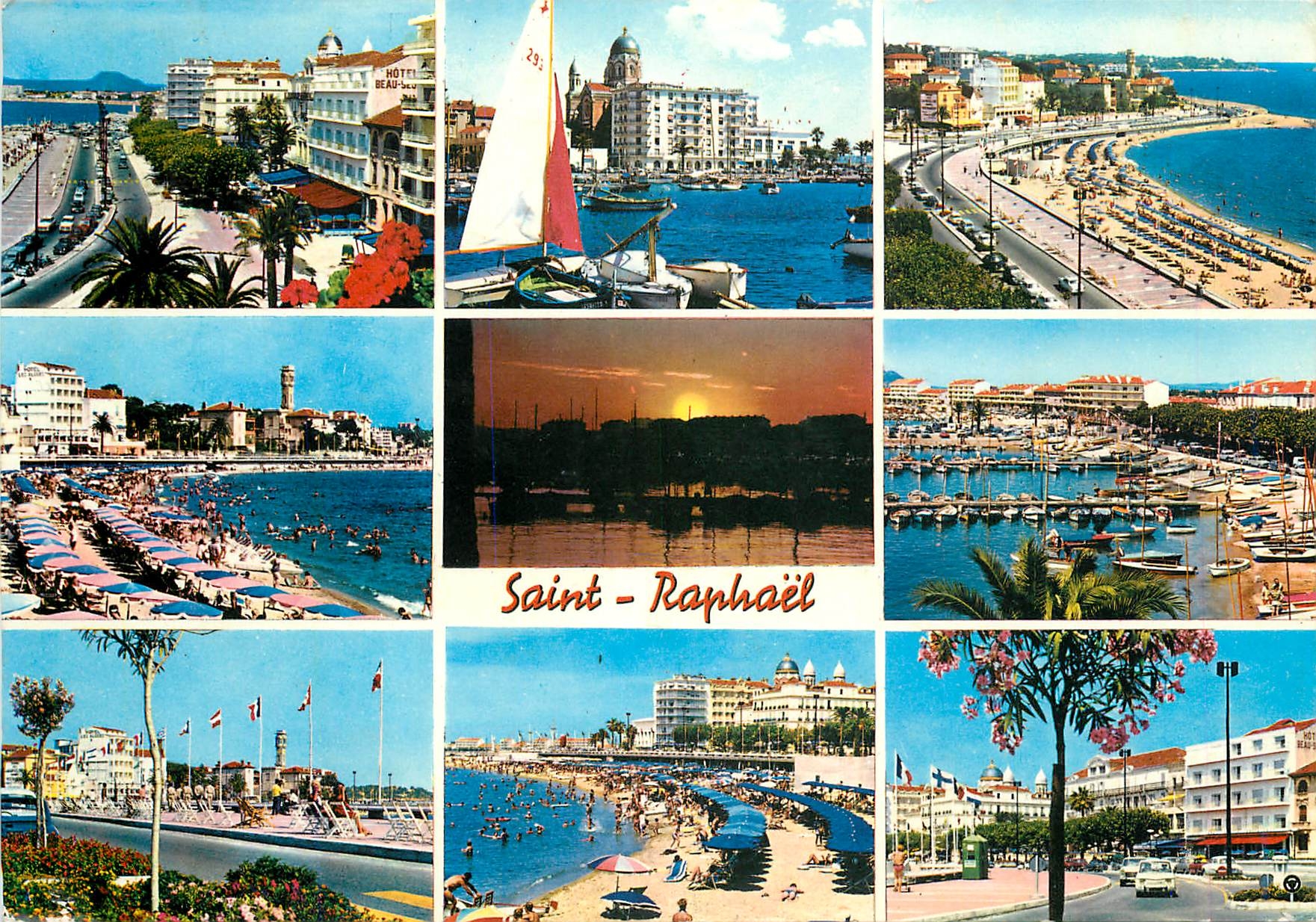 CPM La Cote d'Azur Saint Raphael Var Le Boulevard Felix Martin Le Port 