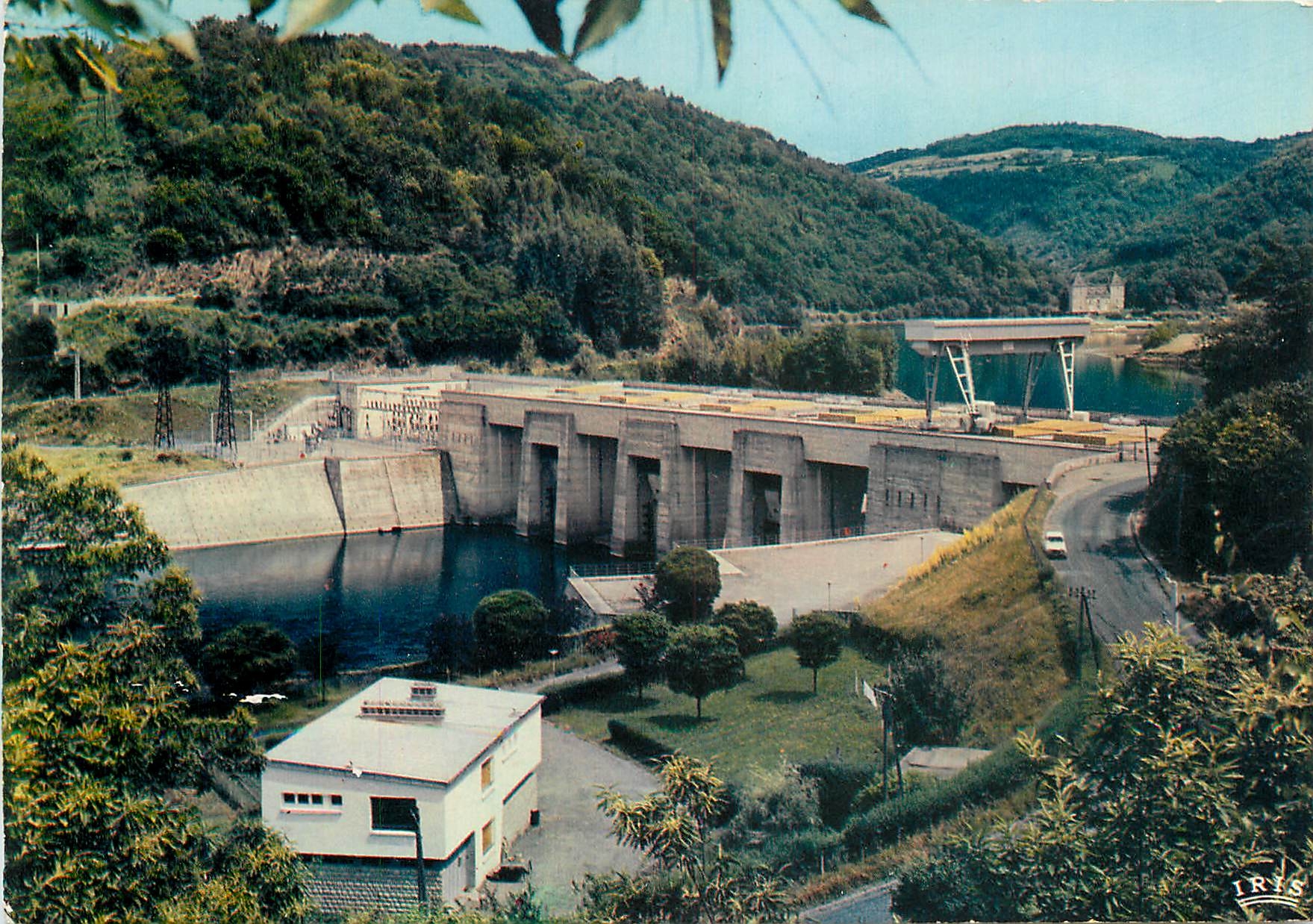 CPM Vallee de la Dordogne Argentat Correze Le barrage du Sablier 