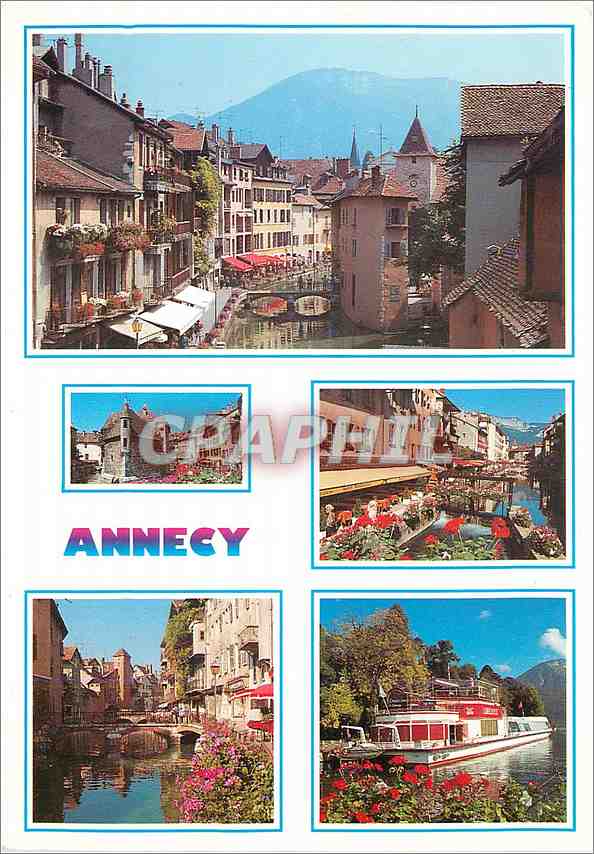 CPM Le Vieil Annecy Le Palais de l'Isle les quais fleuris du Thiou 