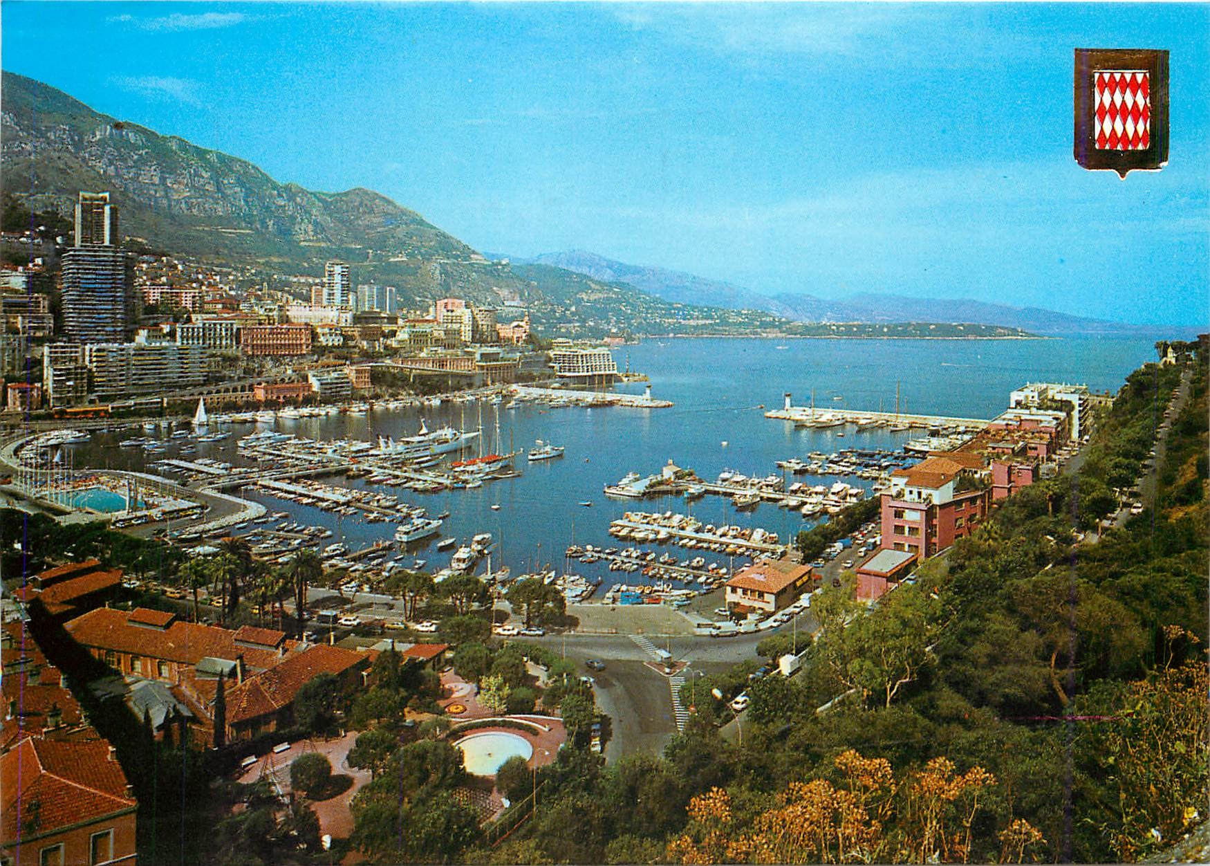 CPM Principaute de Monaco La Condamine et Monte Carlo vus depuis le Rocher de Monaco 